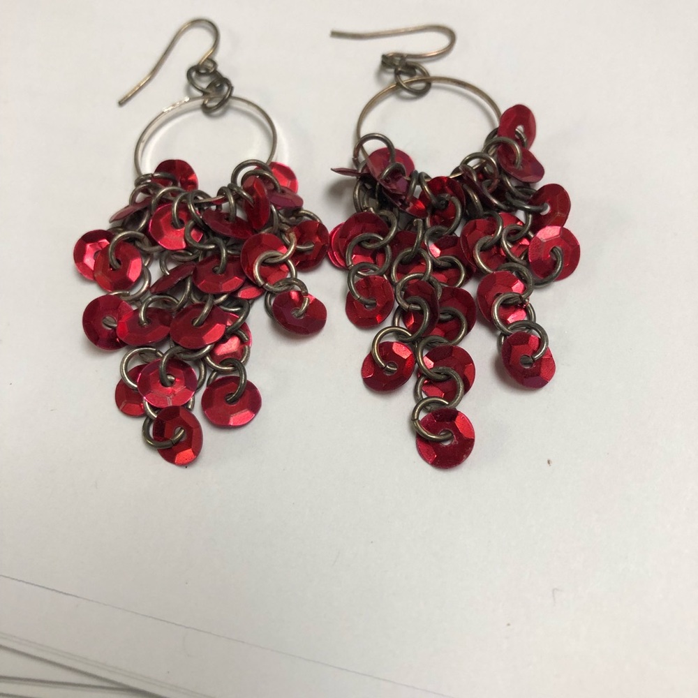 Four pair of earrings
